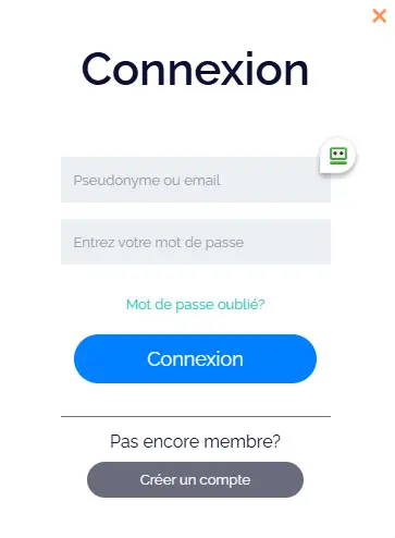 Connexion des membres du Zinkra Casino