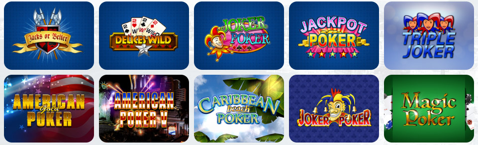 Video Poker ZINKRA CASINO