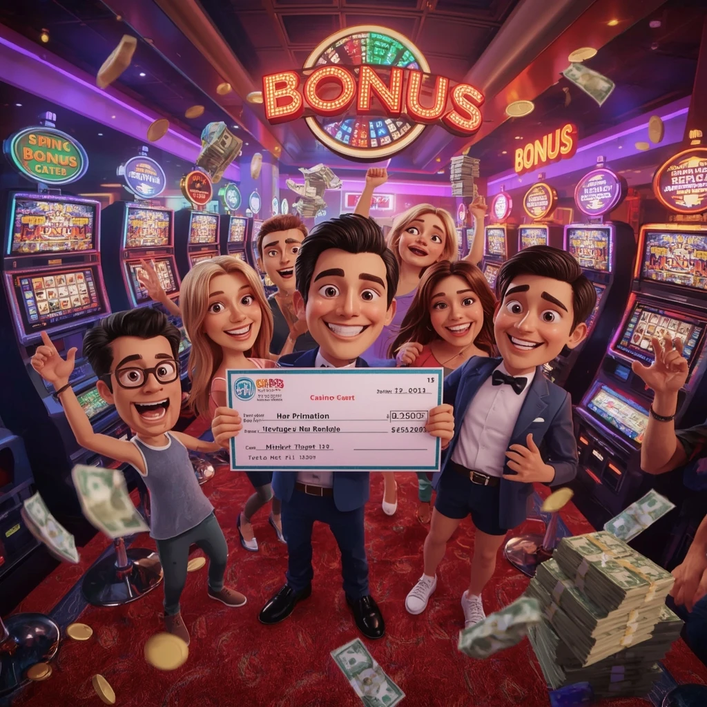 bonus dans les mains d'un homme au casino ZINKRA CASINO